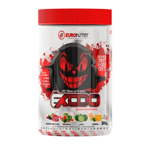 PRE TREINO LARANJA EXODO EURONUTRY 300G