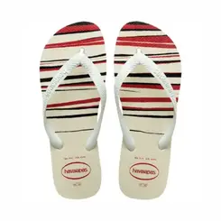 SANDALIA BRANCO E VERMELHO TOP CLASSIC 39/40 HAVAIANA