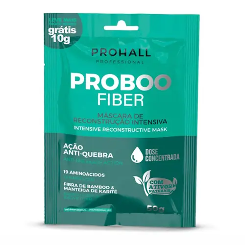MASCARA RECONSTRUCAO PROBOO FIBER PROHALL 50G