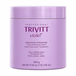 MASCARA DE HIDRATACAO MATIZADORA VIOLET TRIVITT 500G