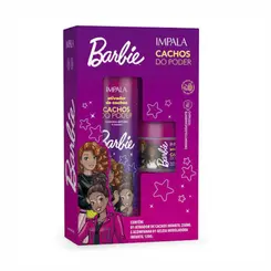 KIT INFANTIL ATIVADOR E GELEIA MODELADORA CACHOS DO PODER BARBIE IMPALA 250ML E 120G