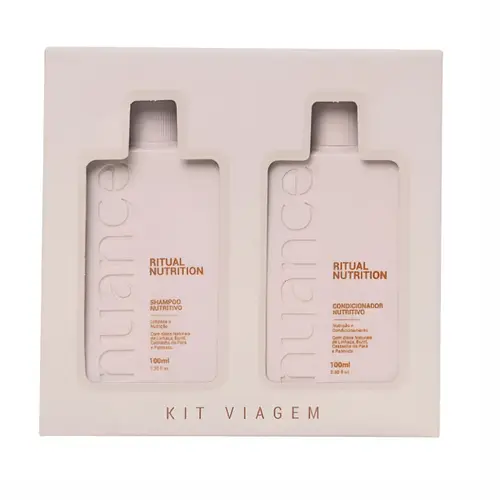 KIT SHAMPOO E CONDICIONADOR RITUAL NUTRITION NUANCE 100ML