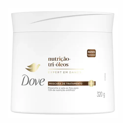 MASCARA NUTRICAO TRI OLEOS DOVE 320G