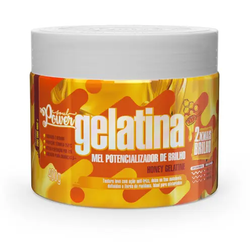 GELATINA MEL POTENCIALIZADOR DE BRILHO SOUL POWER 400G