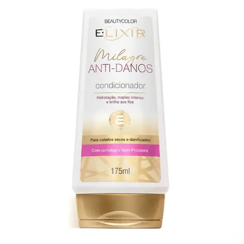 CONDICIONADOR ANTI DANOS MILAGRE ELIXIR BEAUTY COLOR 175ML