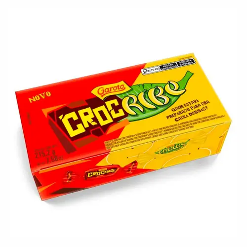 CAIXA DE BOMBOM CROCRIBE GAROTO 215,2G
