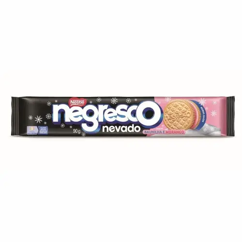 BISCOITO BAUNILHA E MORANGO NEGRESCO 90G