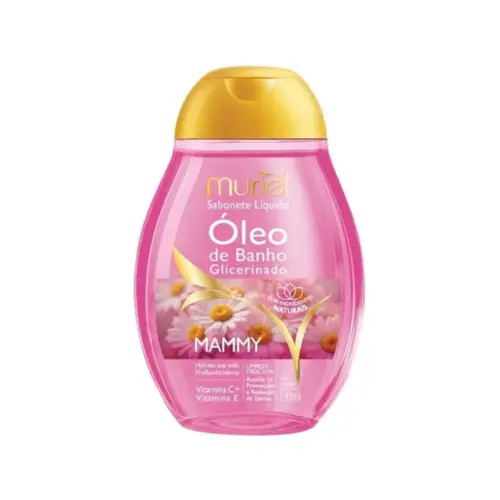 SABONETE LIQUIDO OLEO DE BANHO GLICERINADO MAMMY MURIEL 230ML