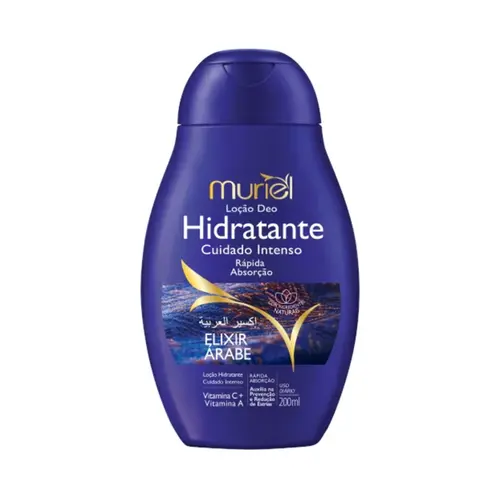 LOCAO DEO HIDRATANTE ELIXIR ARABE MURIEL 200ML
