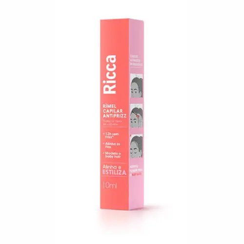 RIMEL CAPILAR ANTIFRIZZ RICCA 10ML