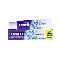 CREME DENTAL BRANQUEAMENTO 3D WHITE ORAL B 140G