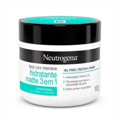 HIDRATANTE FACIAL 3 EM 1 FACE CARE NEUTROGENA 100G