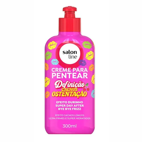CREME PARA PENTEAR DEFINICAO CACHOS OSTENTACAO SALON LINE 300ML