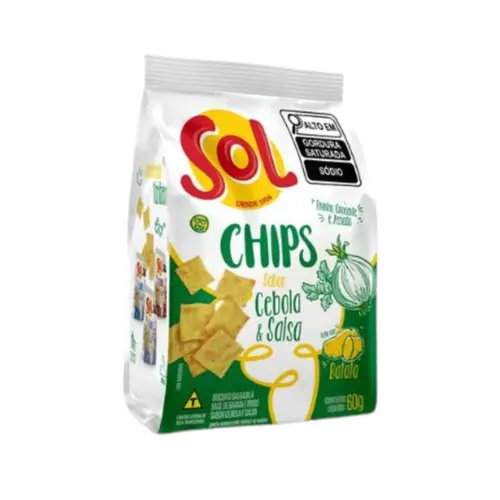 SALGADINHO CEBOLA E SALSA CHIPS SOL 60G