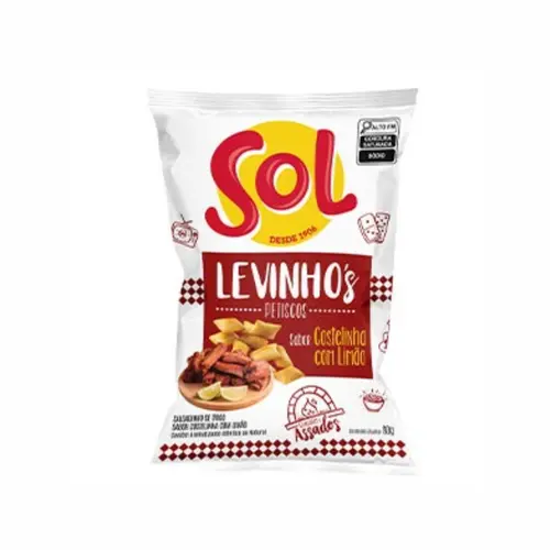 SALGADINHO COSTELINHA COM LIMAO LEVINHOS SOL 50G