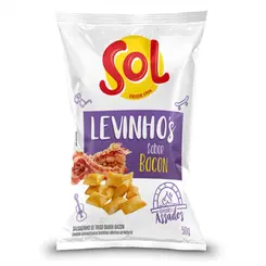 SALGADINHO BACON LEVINHOS SOL 50G