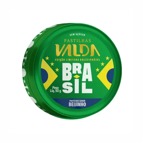 PASTILHA BEIJINHO BRASIL VALDA 50G