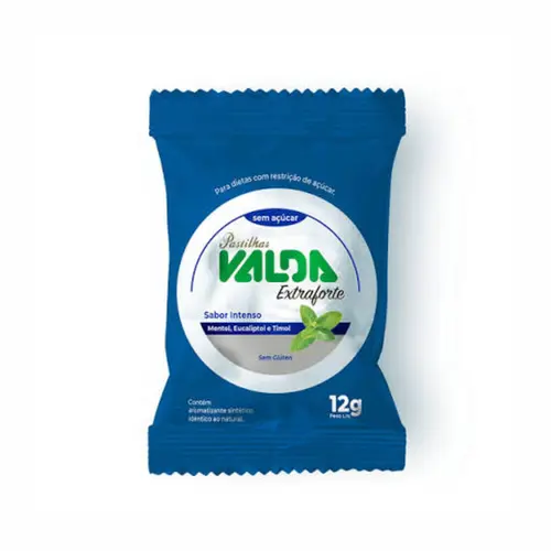 PASTILHAS EXTRAFORTE VALDA 12G