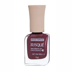 ESMALTE CAFE COM CANELA MISTERIOS DO INVERNO RISQUE 9ML