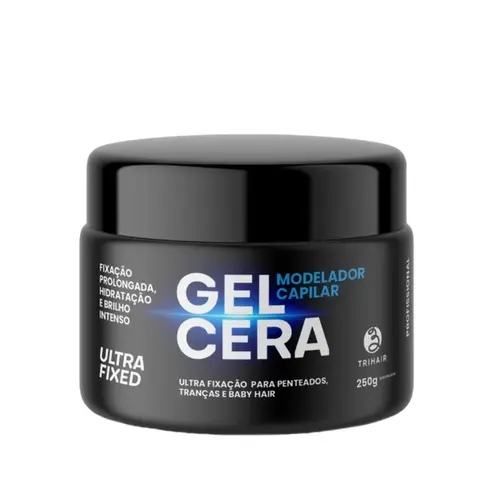 MODELADOR CAPILAR GEL CERA ULTRA FIXED TRIHAIR 250G