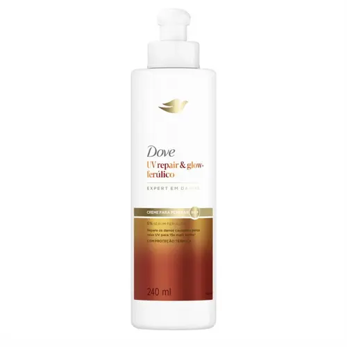 CREME PARA PENTEAR UV REPAIR E GLOW DOVE 240ML