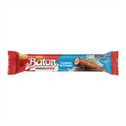 CHOCOLATE CHOCO STICK COOKIES CREAM BATON GAROTO 26G