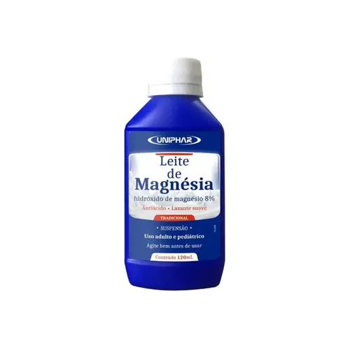 LEITE DE MAGNESIA TRADICIONAL UNIPHAR 120ML