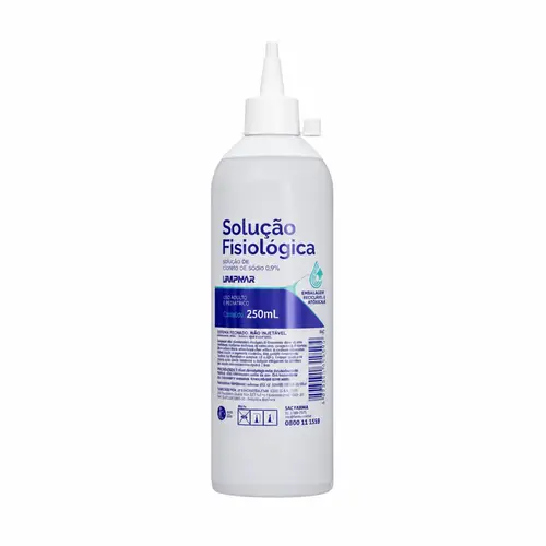 SOLUCAO SORO FISIOLOGICA 0,9% UNIPHAR 250ML