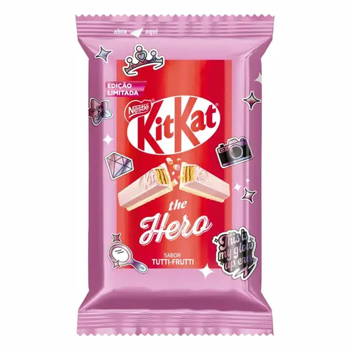 BARRA CHOCOLATE TUTTI FRUTTI THE HERO KIT KAT 41,5G