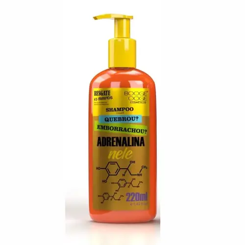 SHAMPOO ADRENALINA RESGATE 3 MINUTOS BOOGIE OOGIE 220ML
