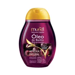 SABONETE LIQUIDO OLEO DE BANHO GLICERINADO AMEIXA NEGRA MURIEL 230ML