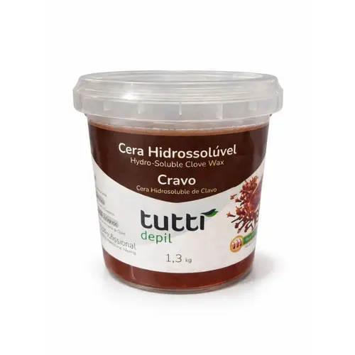 CERA HIDROSSOLUVEL CRAVO TUTTI DEPIL 1,3KG