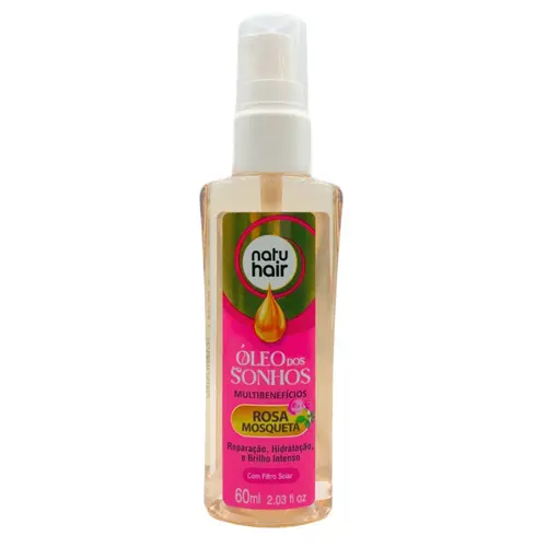 OLEO DOS SONHOS ROSA MOSQUETA NATU HAIR 60ML