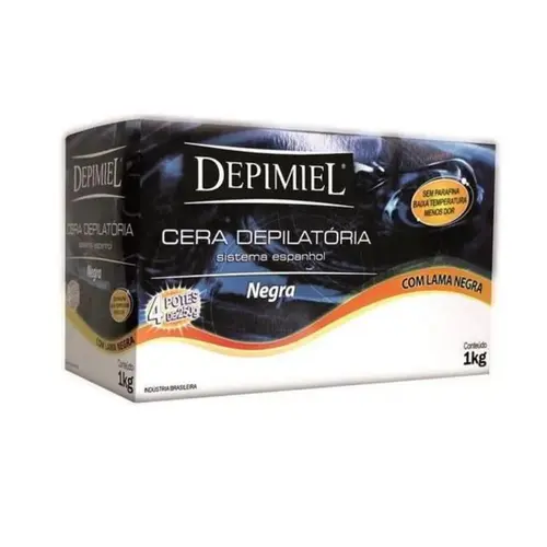 CERA DEPILATORIA TABLETES NEGRA DEPIMIEL1KG