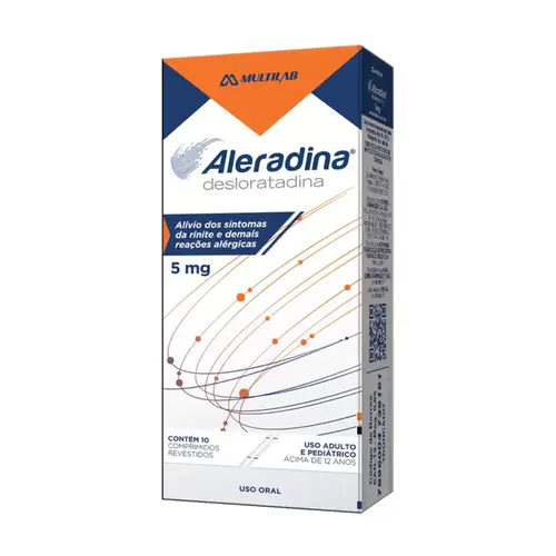 ALERADINA 5MG COM 10 COMPRIMIDOS