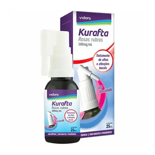 SOLUCAO TRATAMENTO DE AFTA 100MG/ML KURAFTA 25ML