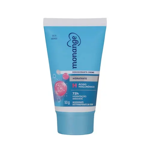 DESODORANTE CREME HIDRATANTE ACIDO HIALURONICO MONANGE 50G