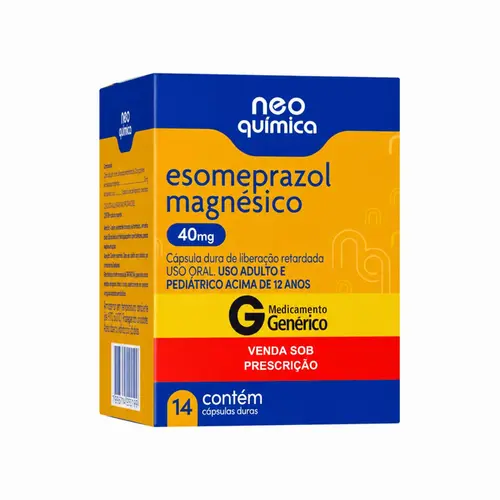 ESOMEPRAZOL MAGNESICO 40MG COM 14 CAPSULAS