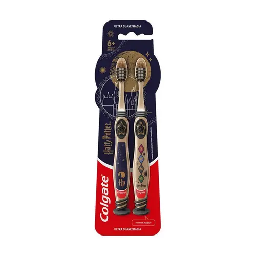 ESCOVA DE DENTE COM 2 UNIDADES HARRY POTTER COLGATE