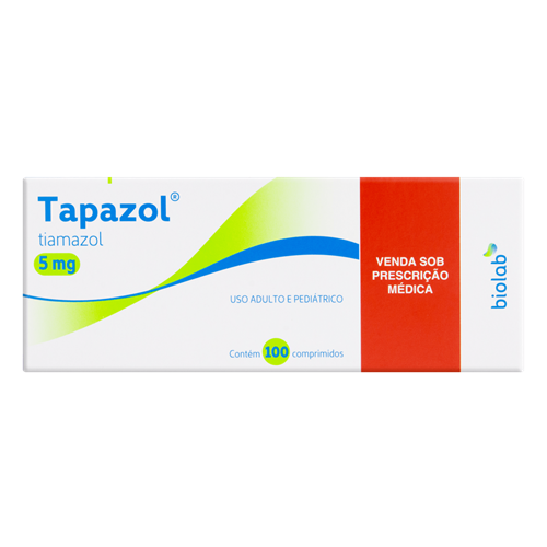 TAPAZOL 5MG C/100 COMPRIMIDOS - BIOLAB SANUS FARMACE