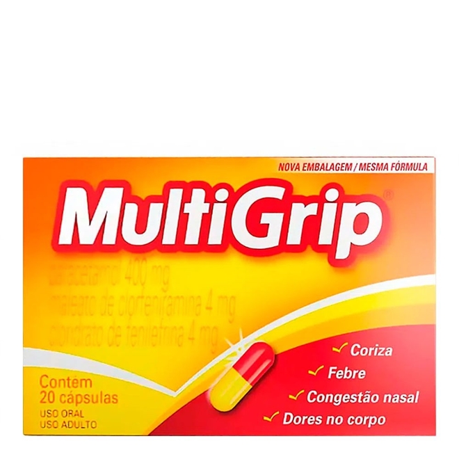 MULTIGRIP C/20 COMPRIMIDOS - EMS SIGMA PHARMA LTD