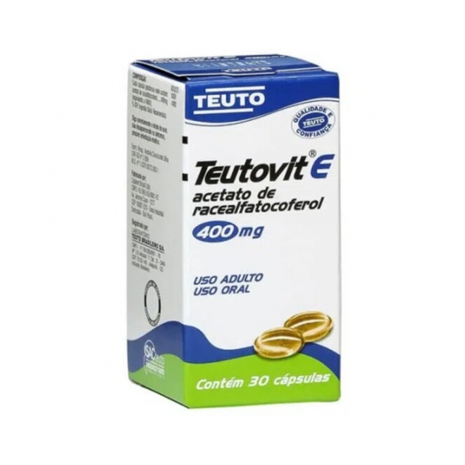 TEUTOVIT- E 400MG C/30 CÁPSULAS - TEUTO BRASILEIRO S