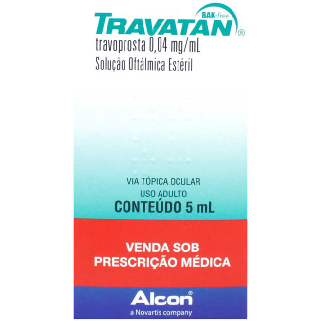 TRAVATAN BAK FREE COLÍRIO C/5ML - ALCON CONS