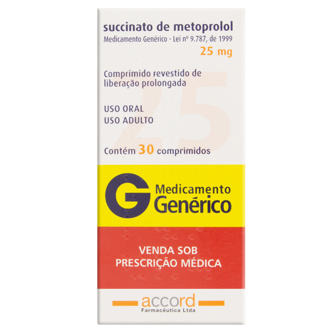 SUCCINATO DE METOPROLOL 25MG C/30 COMPRIMIDOS NEO QUÍMICA - NEO QUIMICA ...