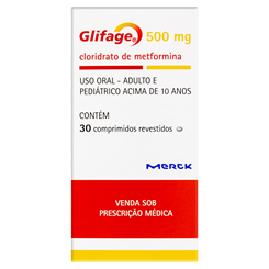 GLIFAGE 500MG C/30 COMPRIMIDOS REVESTIDOS - MERCK